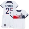 Oficiální Fotbalový Dres Paris Saint-Germain N.Mendes 25 Hostující 2023-24 pro Děti